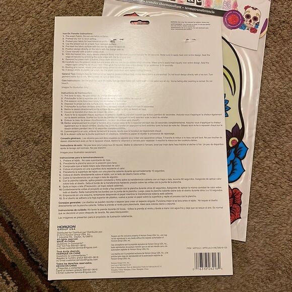 Iron On Sugar Skulls - Picture 4 of 4